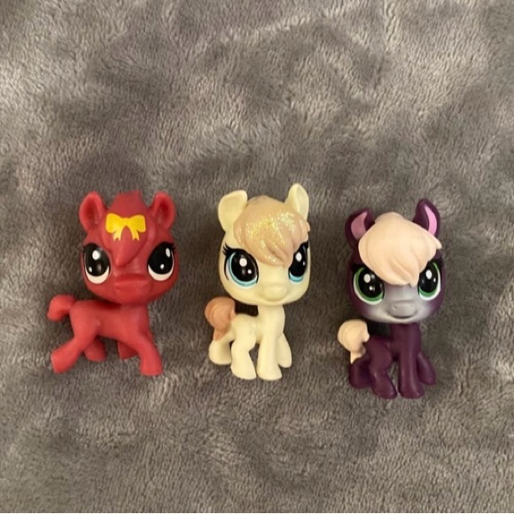 Littlest Pet Shop Other - LPS Pony Horse Lot (3 total)